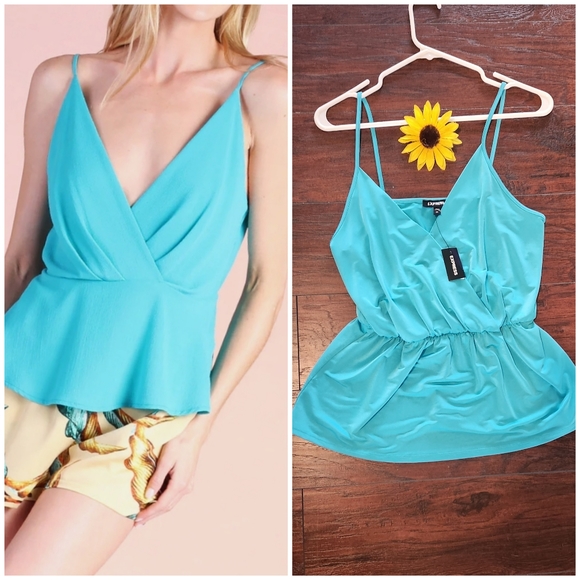EXPRESS BLUE TANK TOP 💙 - Picture 1 of 7